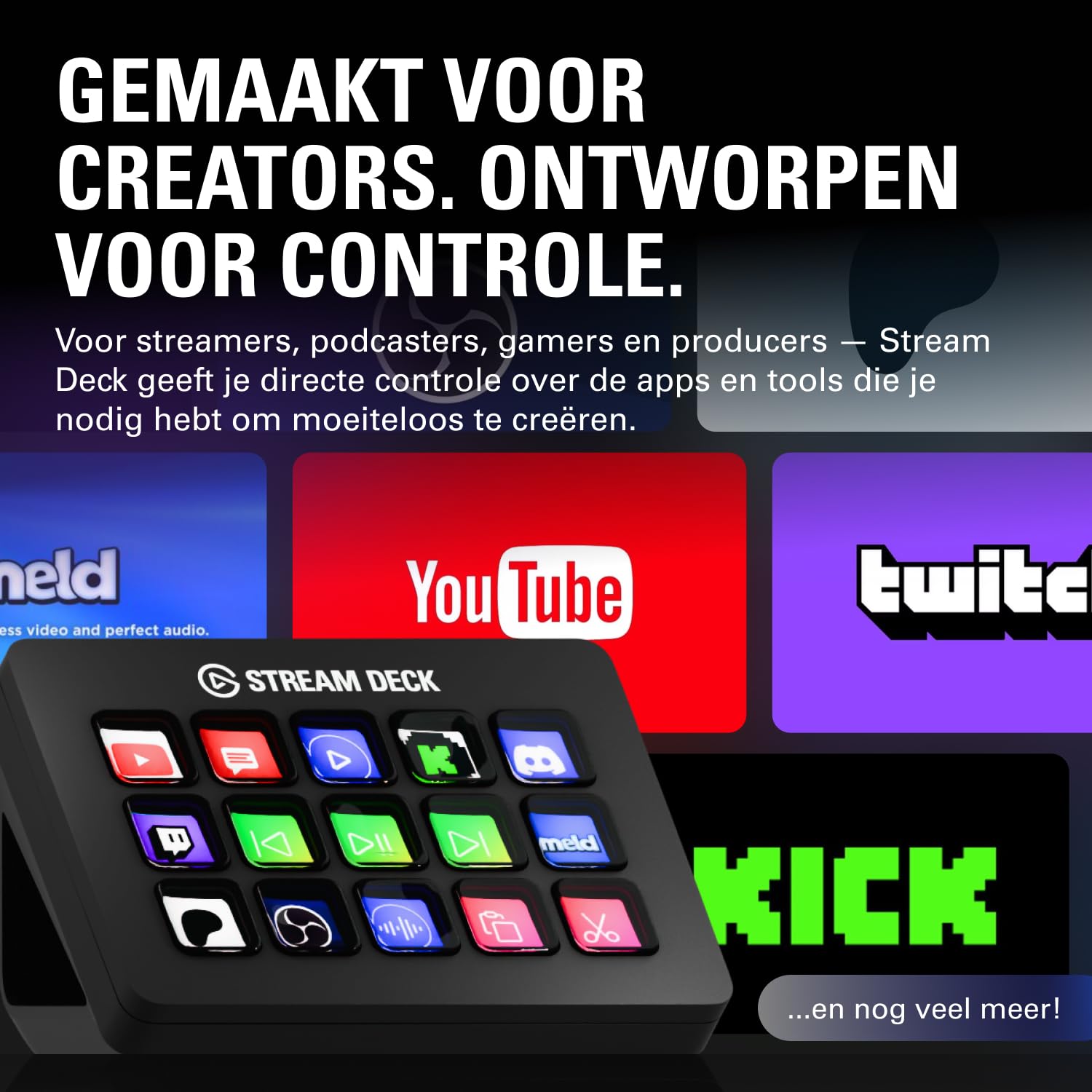 Elgato Stream Deck MK.2 – Studio controller, 15 macro keys